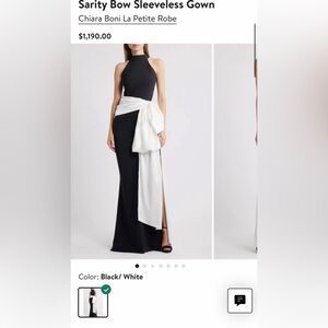 Chiara Boni Black and White Dress